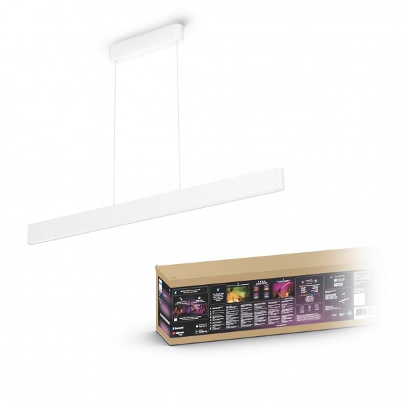 Philips Hue 40903/31/P9 LED mennyezeti függőlámpa Ensis 2x39W|2000-6500K - Bluetooth, White and Color Ambiance
