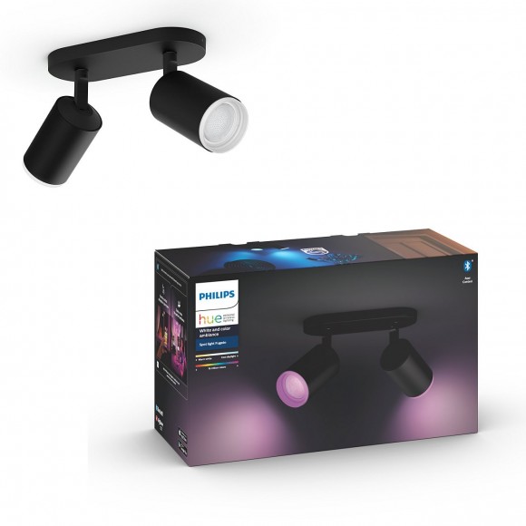 Philips Hue 50632/30/P7 mennyezeti lámpa 2x5,7W|GU10|2000-6500K|RGB - White and Color Ambiance