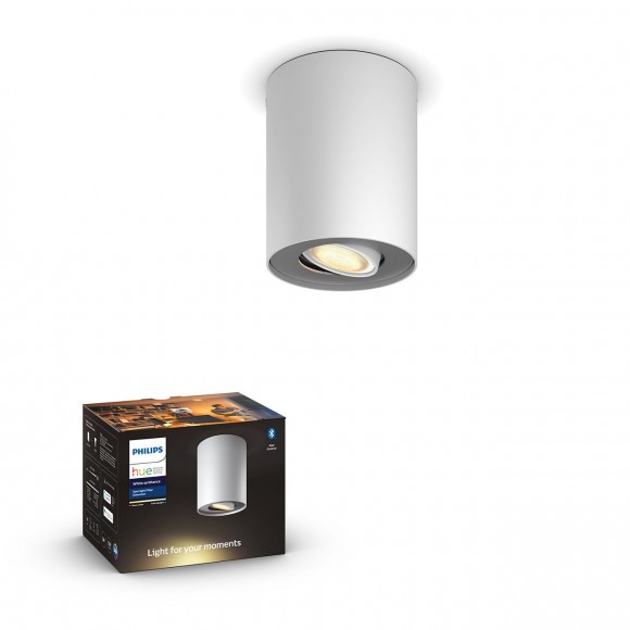 Philips Hue 56330/31/P9 LED mennyezetre szerelhető lámpa Pillar 1x5,5W | GU10 - Bluetooth, intelligens
