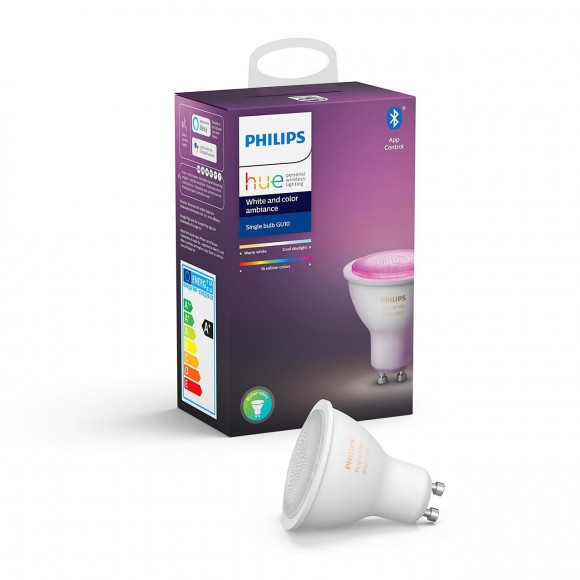 Philips Hue 8718699628659 LED izzó 1x6,5W|GU110 - Bluetooth, White and Color Ambiance