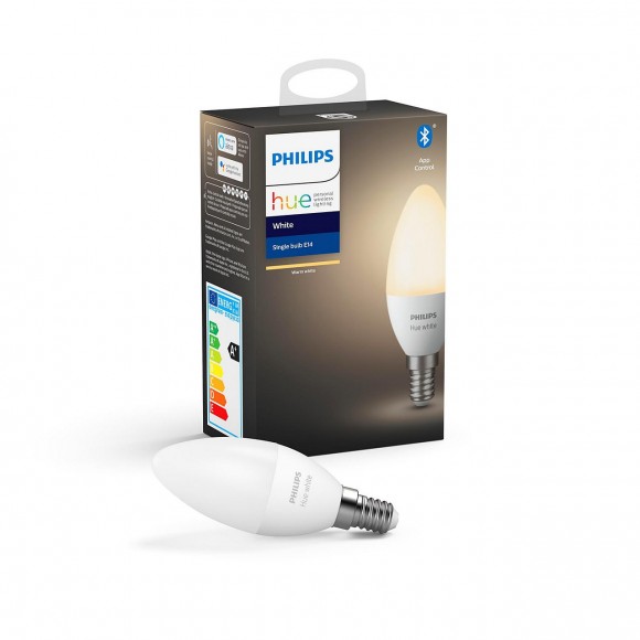 Philips Hue 8718699671211 LED izzó 1x5,5W|E14 - Bluetooth, gyertya alakú, White Ambiance