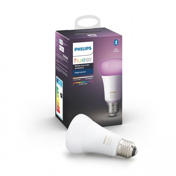 Philips Hue 8718699673109 LED izzó 1x9W|E27 - Bluetooth, White and Color Ambiance