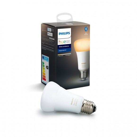 Philips Hue 8718699673147 LED izzó 1x8,5W|E27|2200-6500K - Bluetooth, White Ambiance