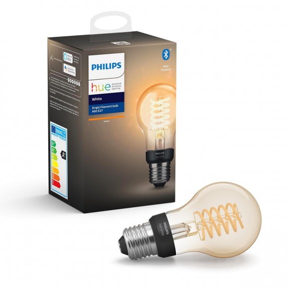 Philips Hue 8718699688820 LED izzó Filament 1x7W|E27|2100K - Bluetooth, White