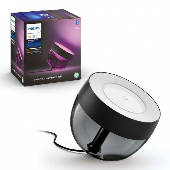 Philips Hue 8719514264489 LED lámpa Iris 4. generációs 1x8,1W | 2000-6500K - Bluetooth, White and Color Ambiance, fekete