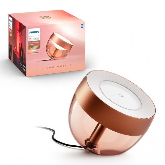 Philips Hue 8719514264564 LED lámpa Iris 4. generációs 1x8,1W | 2000-6500K - Bluetooth, White and Color Ambiance, réz, limitált kiadás