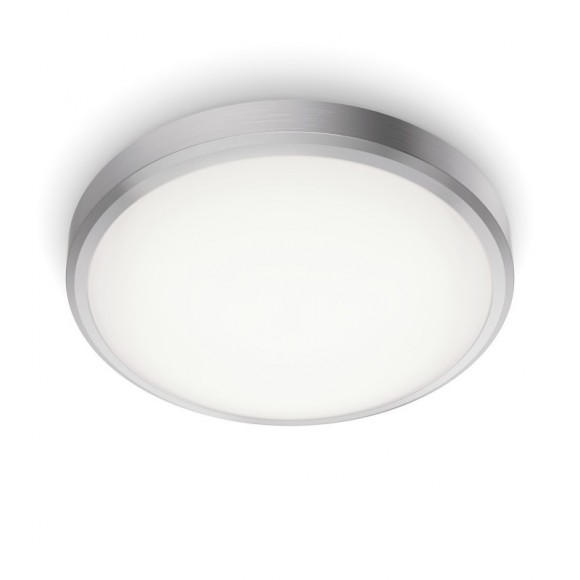Philips Doris CL257 LED fürdőszobai mennyezeti lámpa 1x17W | 1700lm | 4000K | IP44 - EyeComfort védelem, nikkel