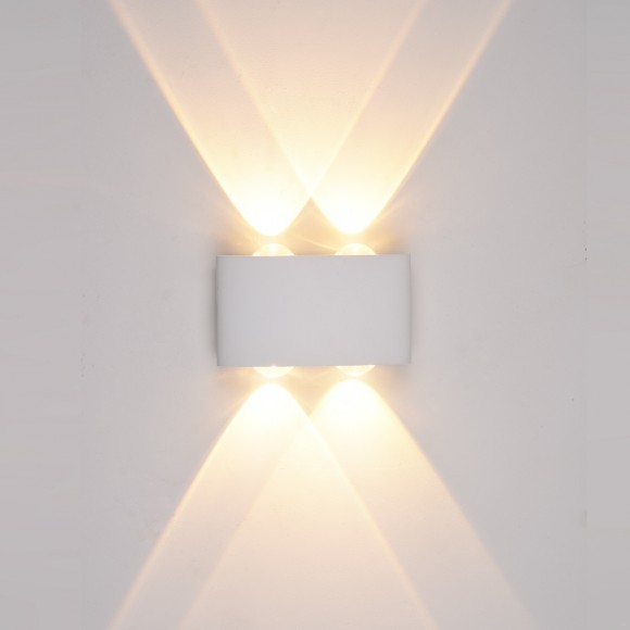 Italux PL-261W LED kültéri fali lámpa Gilberto 1x4W | 280lm | 3000K | IP54 - fehér