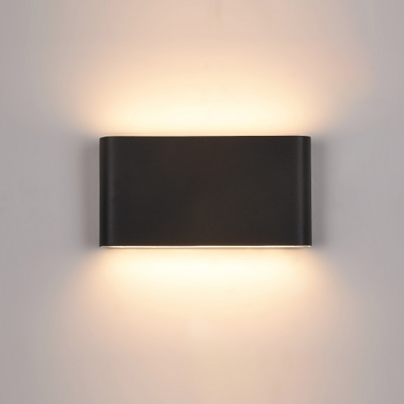 Italux PL-266B kültéri fali lámpa 1x12W | 720lm | 3000K | IP54 - fekete