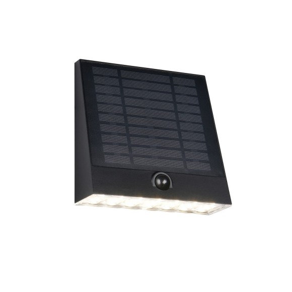 Trio TR23326102 LED napelemes kültéri fali lámpa ALVORADA  | 6W integrált LED forrás | 600lm | 4000K