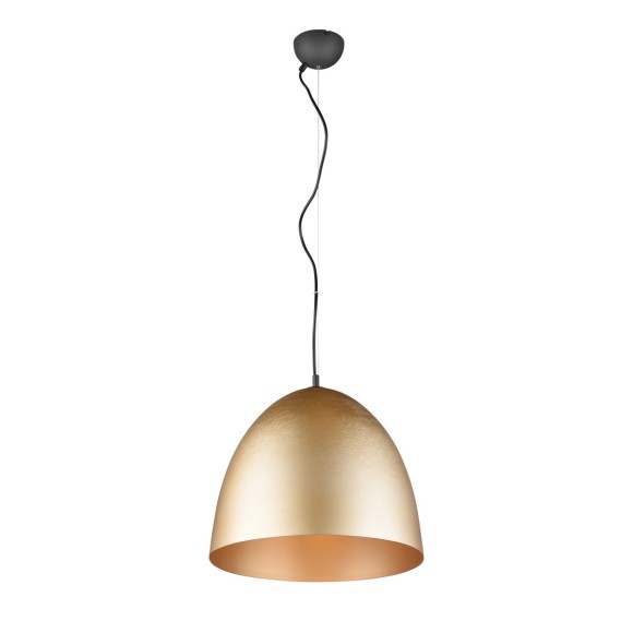 Trio R30661908 mennyezeti függőlámpa Tilda 1x40W | E27 - állítható magasság, sárgaréz