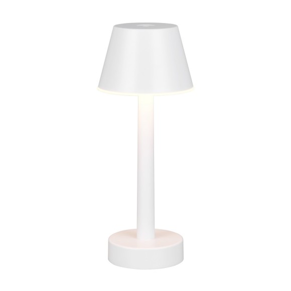 Trio TR54991131 LED asztali lámpa VIDAL | 1W integrált LED forrás | 1x150lm | 3000K | kapcsolóval | fényerőszabályzó | Přenosné | fehér