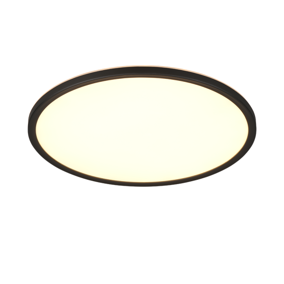 Trio TR63011902 LED mennyezetre szerelhető lámpa JOKO  | 22W integrált LED forrás | 1x2700lm | 2700-6500K | fényerőszabályzó | távirányítás | fekete