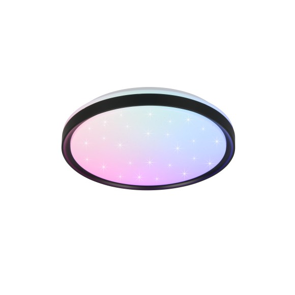 Trio R63581132 LED mennyezetre szerelhető lámpa SOLIT | 14W integrált LED forrás | 1800lm | 2700-6500K | rgb - színes | fényerőszabályzó | távirányítás