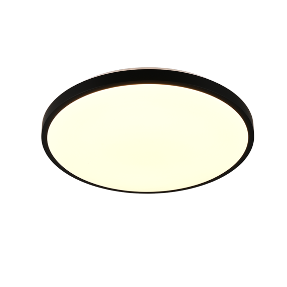 Trio TR63771932 LED mennyezetre szerelhető lámpa SLOPE  | 34W integrált LED forrás | 1x3900lm | 2700-6500K | távirányítás | fényerőszabályzó | fekete