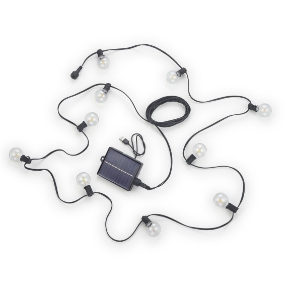 Trio TR74761132 kültéri fényfüzér MOOD | 1W E12 | 10x30lm | 2700K | távirányítás | fekete