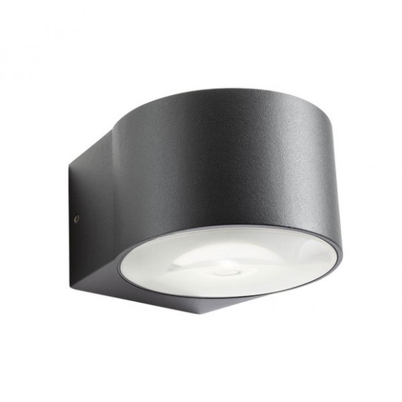 Redo 90061 LOG kültéri fali lámpa CREE COB LED | 6W | 600/570lm | 3000K | IP65 - antracit