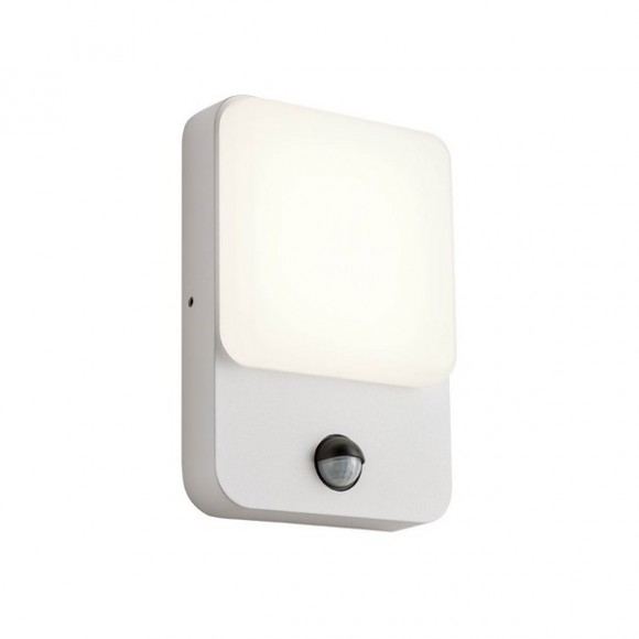Redo 90131 COLIN kültéri fali lámpa SMD LED 9W | 918/640lm | 3000K | IP54 - fehér, mozgásérzékelő