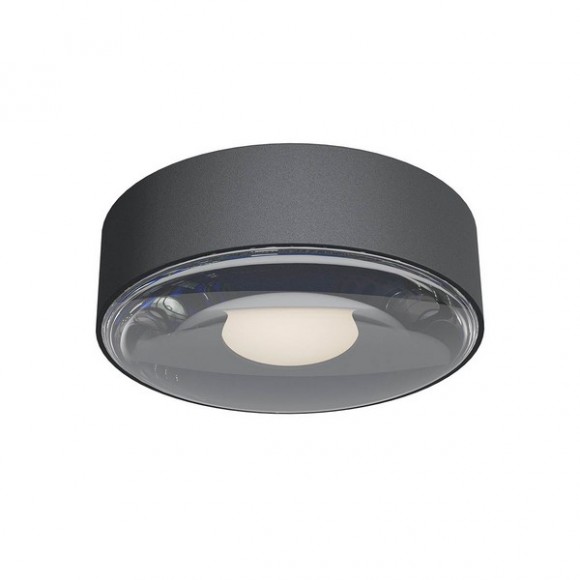 Redo 90412 LOG  kültéri mennyezetre szerelhető lámpa CREE COB LED 6W | 360lm | 3000K | IP65 - antracit