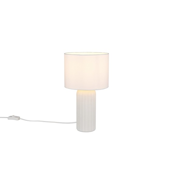 Trio TR51811931 asztali lámpa BLAIR | 10W E27 | kapcsolóval | fehér