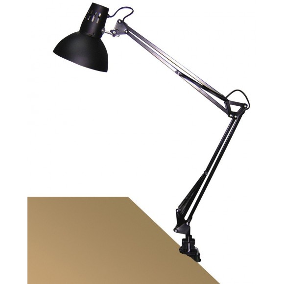 Rabalux 4215 Arno asztali lámpa csavaros rögzítéssel az asztalhoz 1xE27 fekete