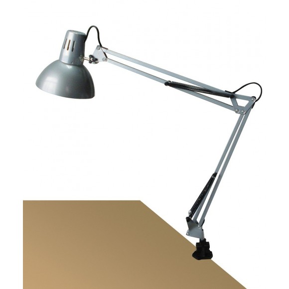 Rabalux 4216 Arno asztali lámpa csavaros rögzítéssel az asztalhoz 1xE27 szürke