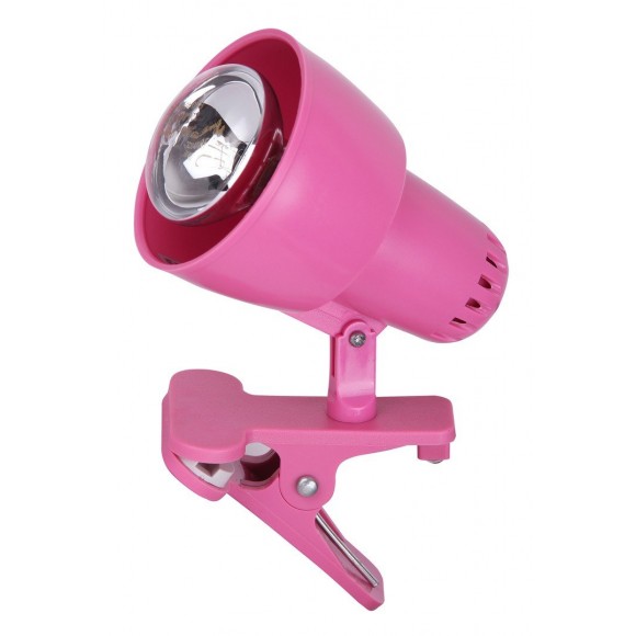Rabalux 4359 CLIP Csíptetős lámpa 1xE14 R50 rózsaszínű