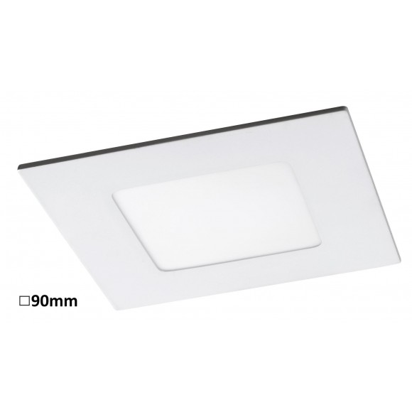 Rabalux 5576 LED süllyeszthető és mennyezetre szerelhető lámpa Lois 1x3W | 170lm | 4000K - matt fehér