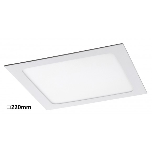 Rabalux 5579 LED süllyeszthető és mennyezetre szerelhető lámpa Lois 1x18W |1400lm | 4000K - matt fehér