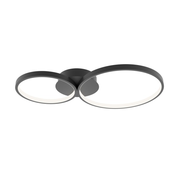 Italux SPL-20452-2-BK LED mennyezetre szerelhető lámpa Maver | 30W LED | 2000lm | 3000-6000K