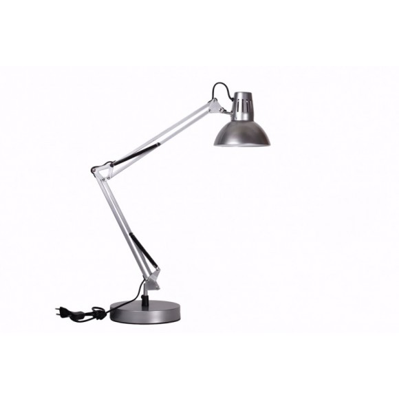 asztali lámpa Ideal Lux Wally Argento TL1 1x40W E27 - ezüstszínű