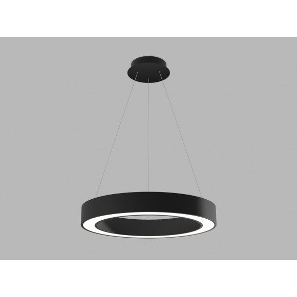 LED2 3273853DT LED mennyezeti függőlámpa Saturn Slim 1x50W | 3700lm | 3000-4000K - fekete