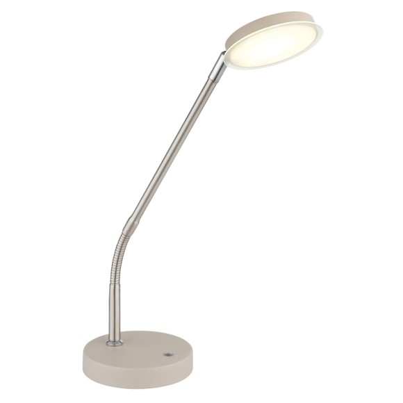Globo 58504TSA LED asztali lámpa SILVIO | 6.5W integrált LED forrás | 350lm | 2700/3350/4000K | kapcsolóval