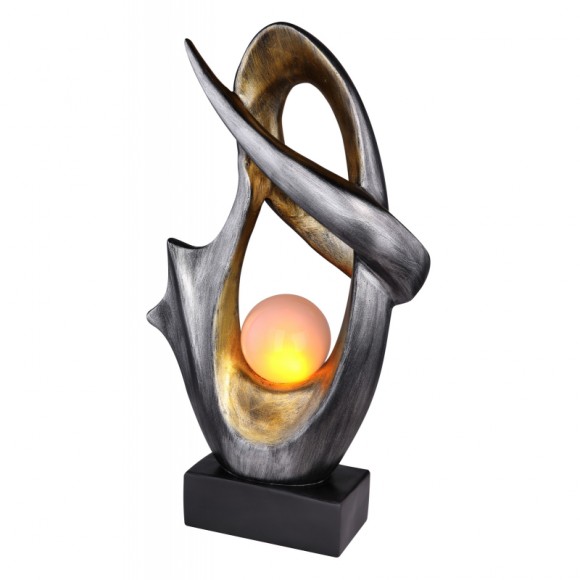 Globo 33526 LED kültéri napelemes díszlámpa 1x0,06W | 3000K | IP44 - fekete, arany, ezüst