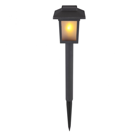 Globo 33577-3 LED kerti napelemes oszloplámpa 10x0,1W | 1800K | IP44 - fekete