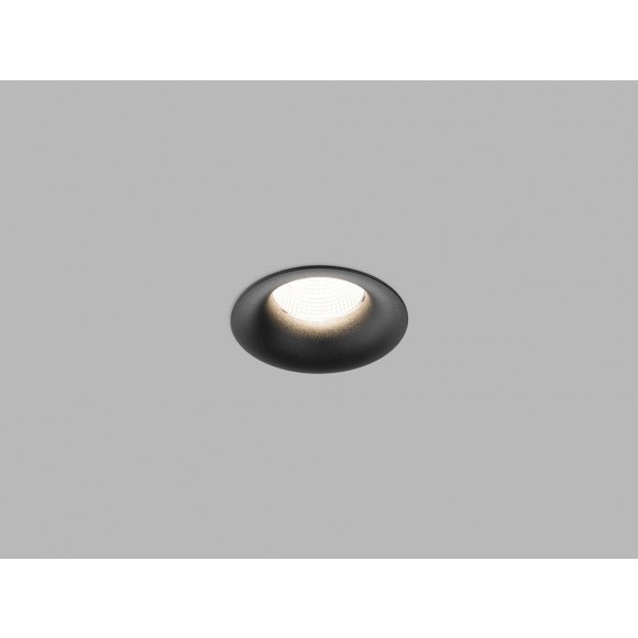 LED2 2150623 LED süllyeszthető spotlámpa Spot C 1x9W | 735lm | 2700K | IP44 - fekete
