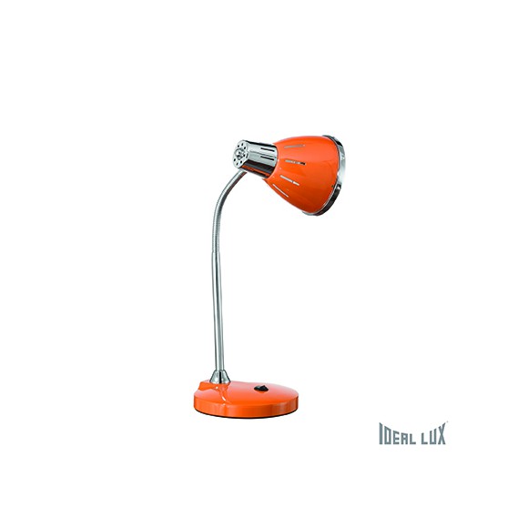 asztali lámpa Ideal Lux Elvis Arancione TL1 1x60W E27 - narancssárga
