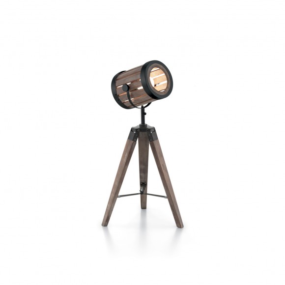 állólámpa Ideal Lux Torchio PT1 1x60W E27 - natúr fa