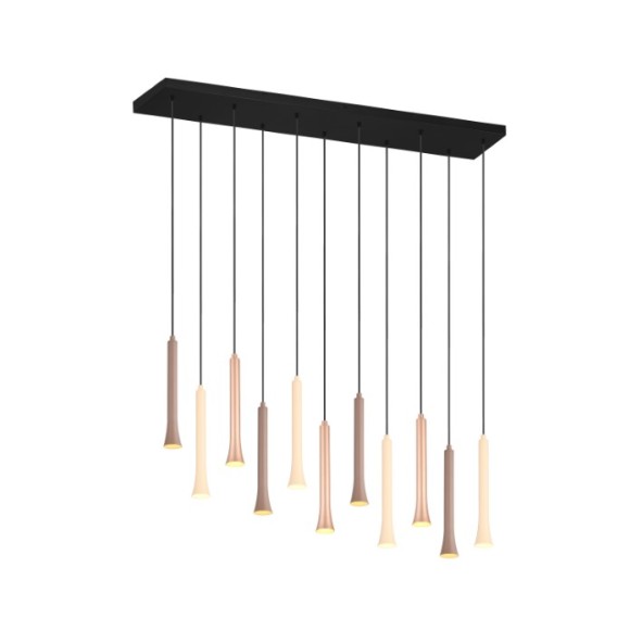 Trio T352011117 LED mennyezeti függőlámpa FIATO  | 11x3W integrált LED forrás | 11x400lm | 2300+3000+4000K