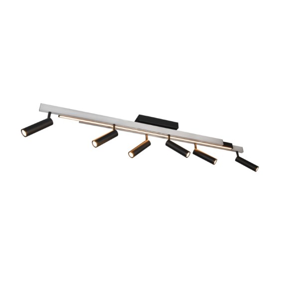 Trio T648310705 LED mennyezetre szerelhető lámpa ZENO  | 18+6x5,5W integrált LED forrás | 2200lm | 2700-6500K