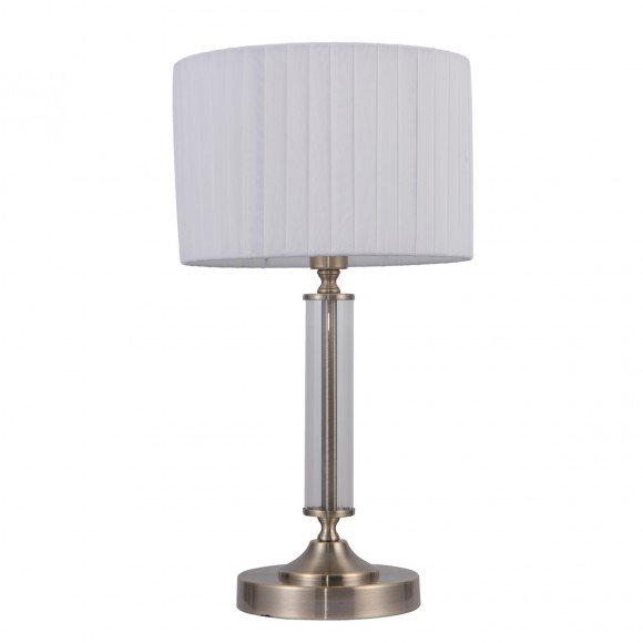 Italux TB-28343-1 asztali lámpa Ferlena 1x40W | E14 | IP20 - bronz/fehér színű