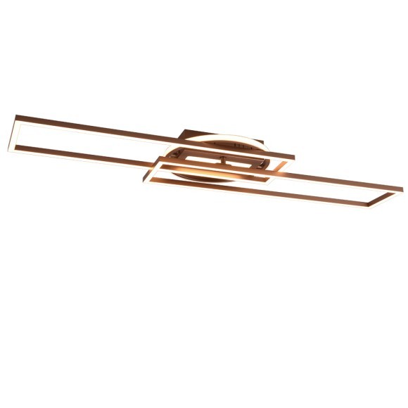 Trio TR67183165 LED mennyezetre szerelhető lámpa TWISTER integrált LED forrás | 4500lm | 2700-6000K