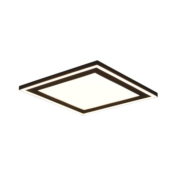 Trio R67213332 LED mennyezeti lámpa Carus 1x16W+8,5W | 2300lm+1300lm | 3000K - külön kapcsolók, fekete