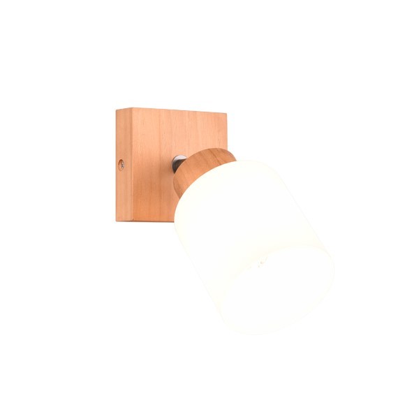 Trio R81111030 fali lámpa Assam 1x25W | E14 - fa, fehér