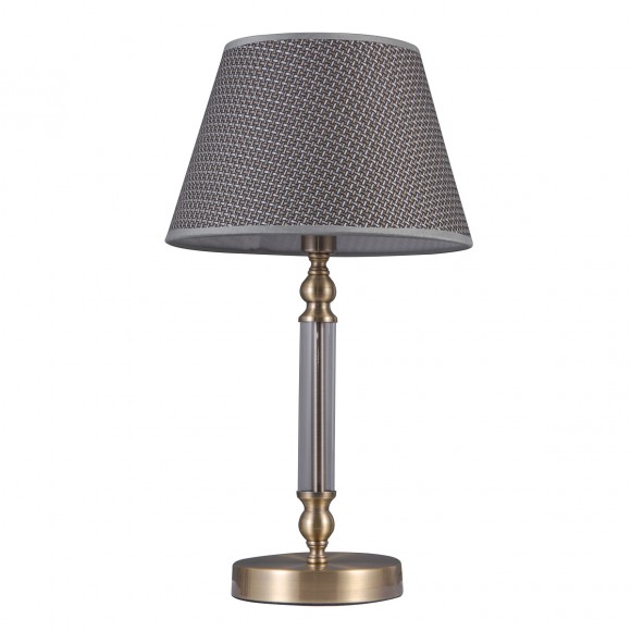 Italux TB-43272-1 asztali lámpa Zanobi 1x40W | E14 | IP20 - szürke, antik bronz
