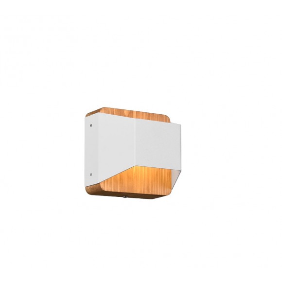 Trio 224810131 LED fali lámpa Arino 1x4,3W | 400lm | 3000K - 3 fázisú fényerő-szabályozás, fa, fehér
