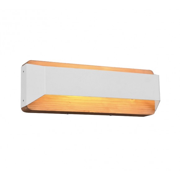 Trio 224819131 LED fali lámpa Arino 1x13,5W | 1500lm | 3000K - 3 fázisú fényerő-szabályozás, fa, fehér