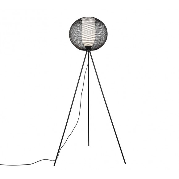 Trio 413900132 állólámpa Filo 1x60W | E27 - lábkapcsoló, fekete