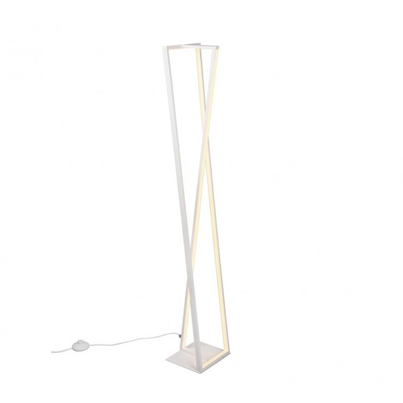 Trio 426810131 LED állólámpa Edge 1x26W | 2950lm | 2300+3000+4000K - lábkapcsoló, szabályozható, fehér