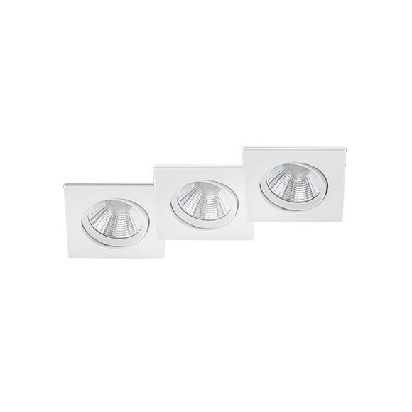 TRIO 650410331 Pamir süllyeszthető lámpa SMD 3x5W 345lm 3000K IP23